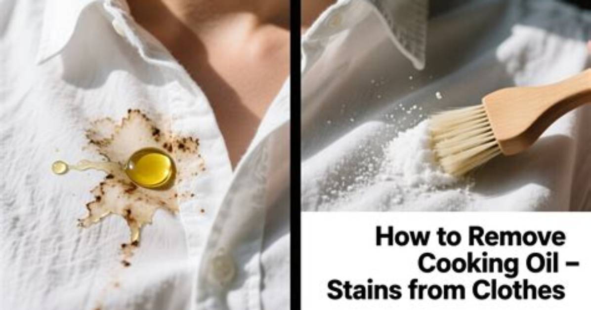 How to Remove Cooking Oil