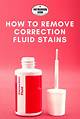 How to Remove Correction Fluid Stains
