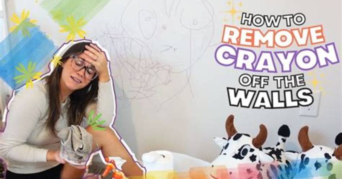 How to Remove Crayon from Screen Doors and Windows