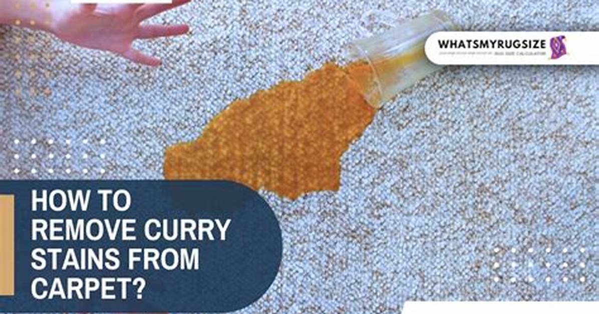 How to Remove Curry Stains From