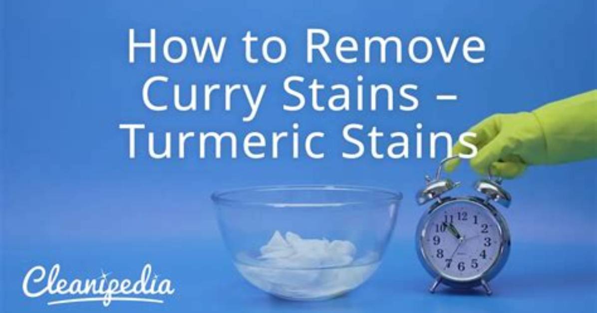 How to Remove Curry Stains