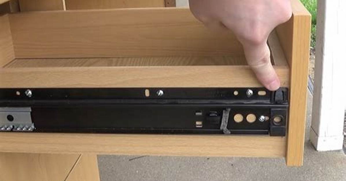 How to Remove Desk Drawer