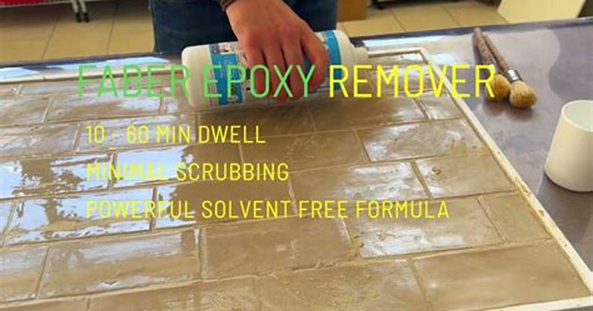 How to Remove Epoxy