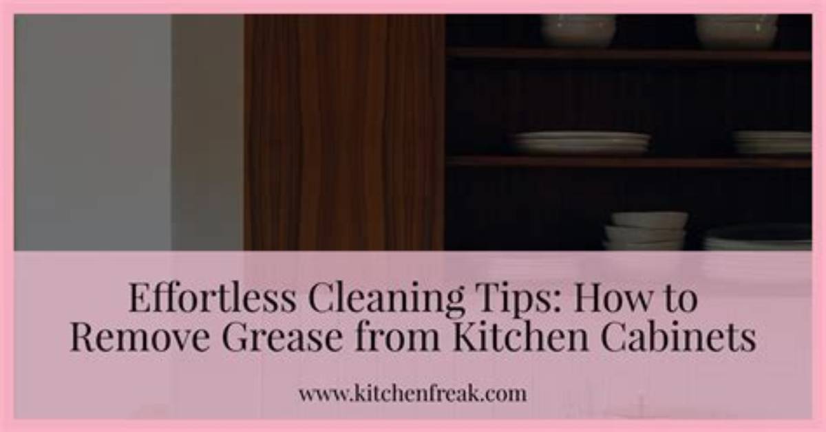 How to Remove Grease