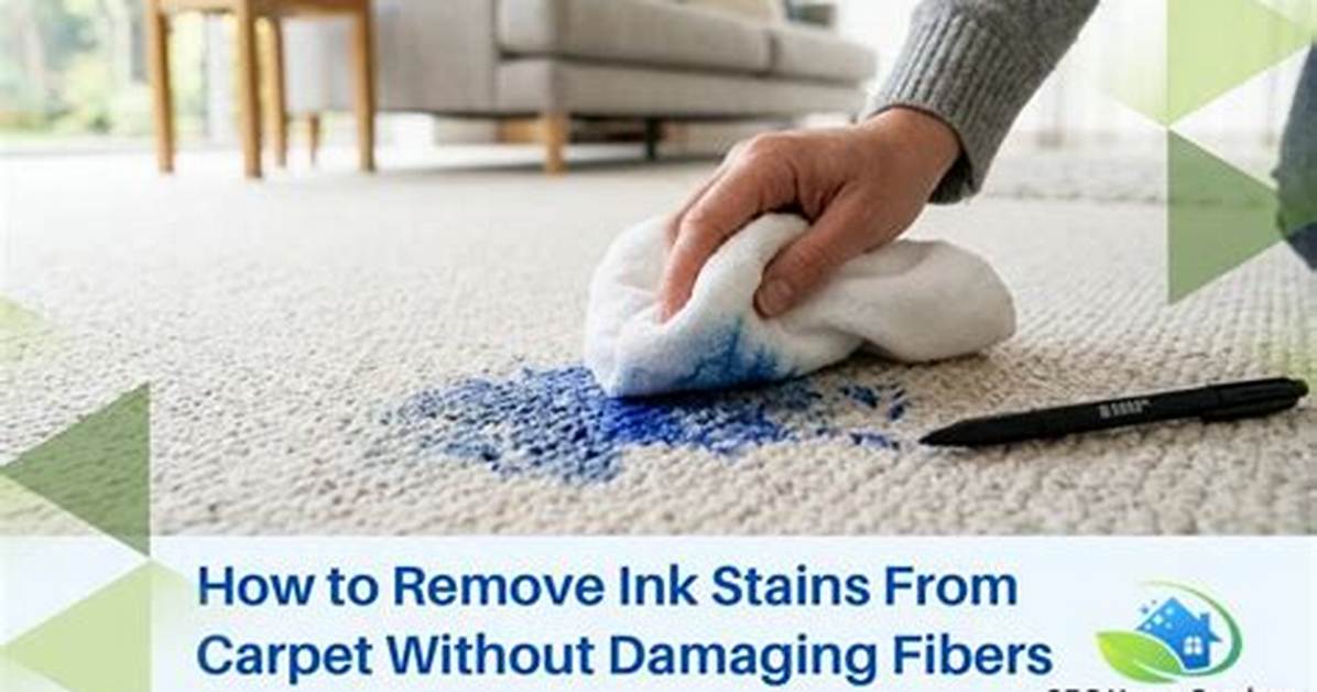 How to Remove India Ink Carpet