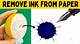 How to Remove Ink from Paper Using Acetone Peroxide
