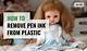 How to Remove Ink from Plastic Toys