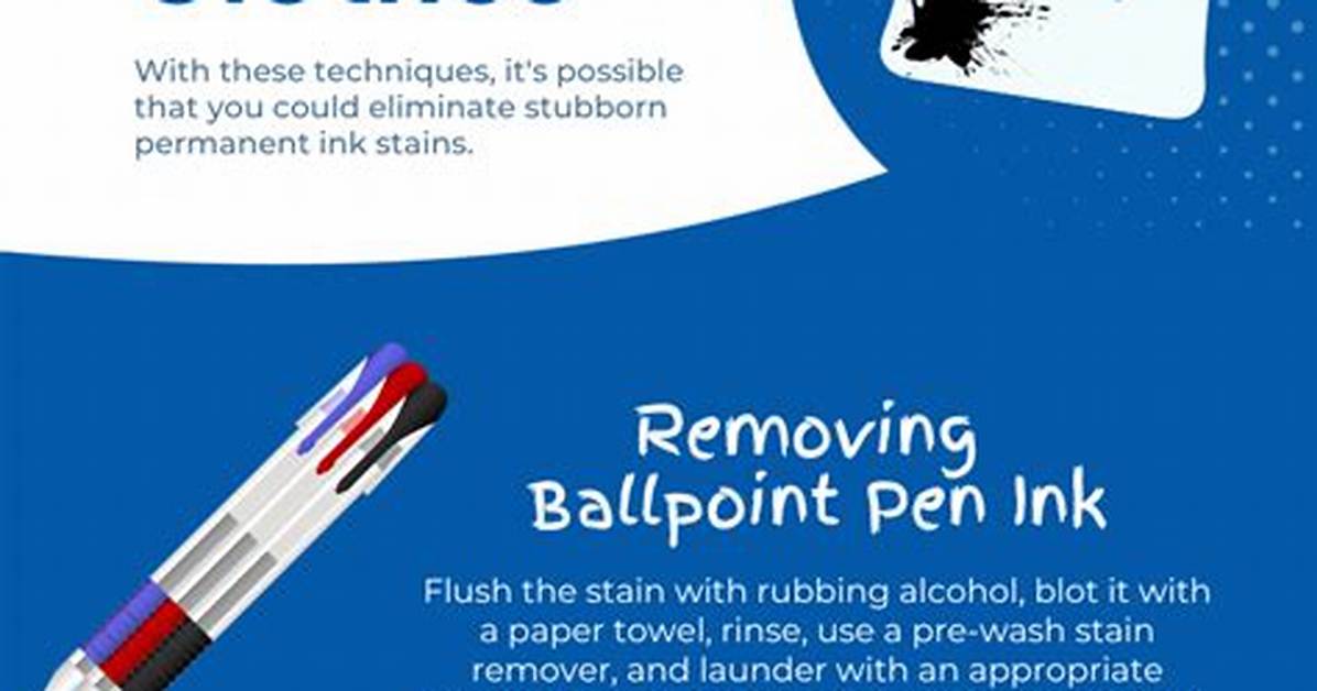 How to Remove Ink From