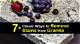 How to Remove Mildew from Granite