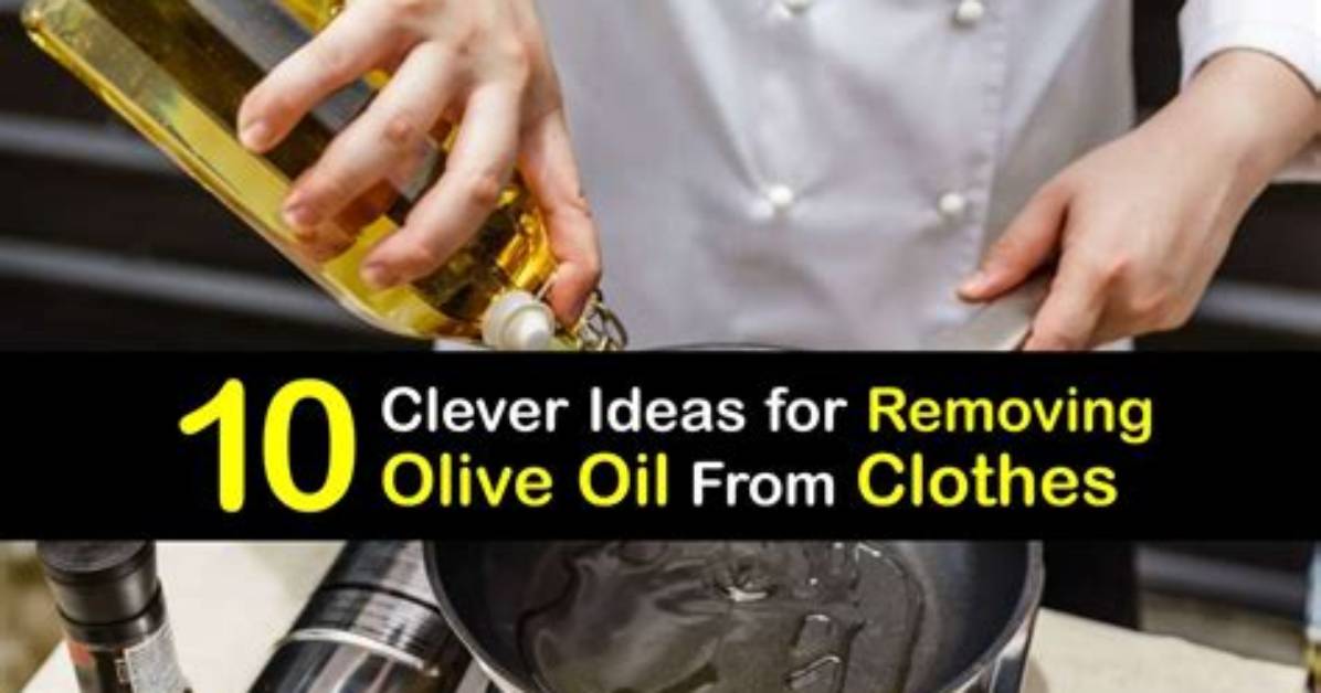How to Remove Olive Oil From