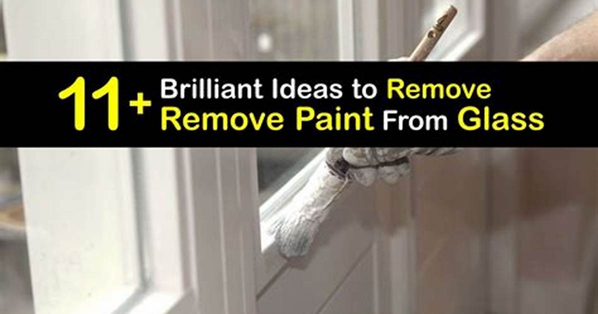 How to Remove Paint from a Glass Lily