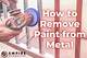 How to Remove Paint from Metal