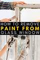 How to Remove Paint from Outside Window Seals