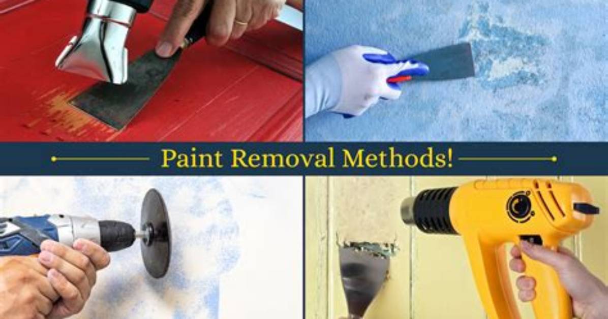 How to Remove Paint On