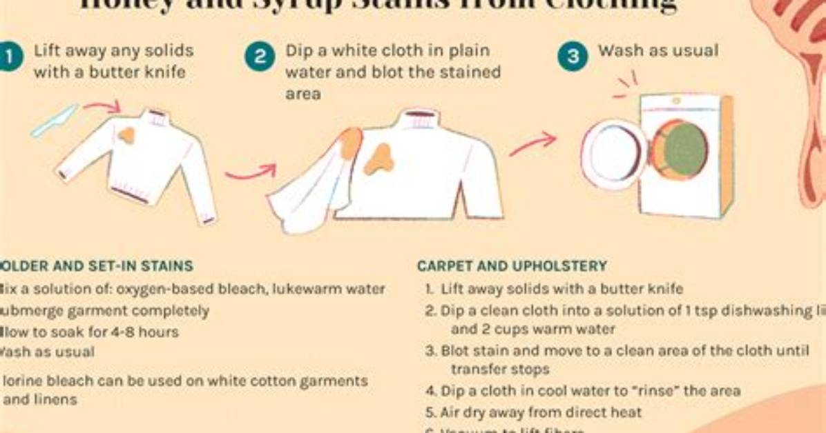 How to Remove Pancake Syrup From
