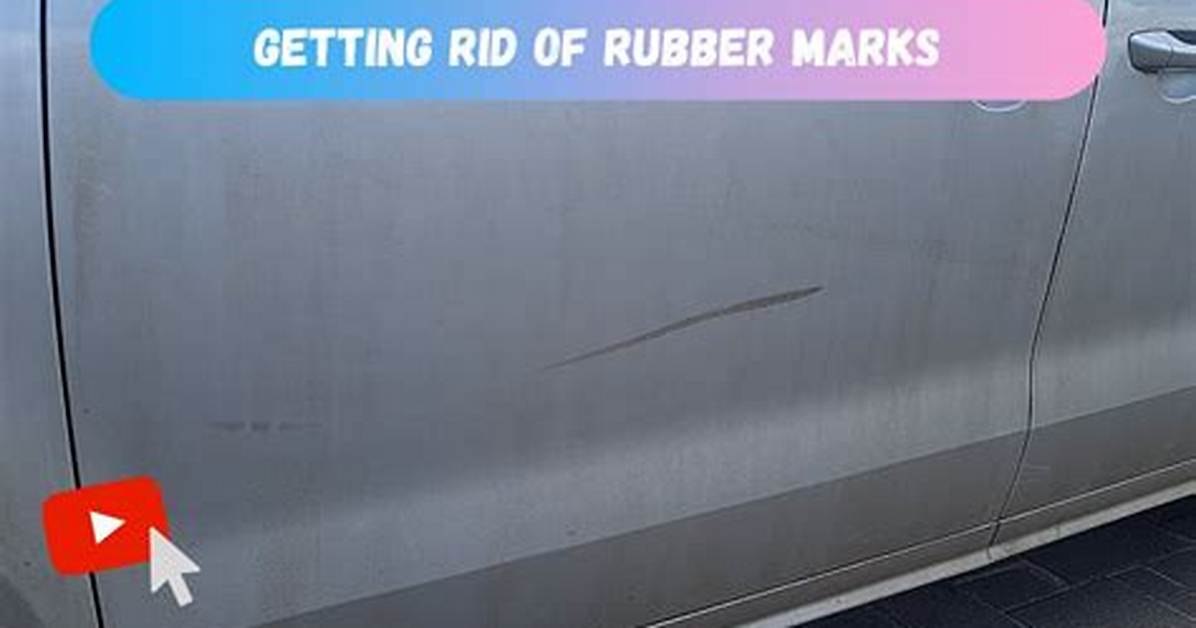 How to Remove Rubber Marks From