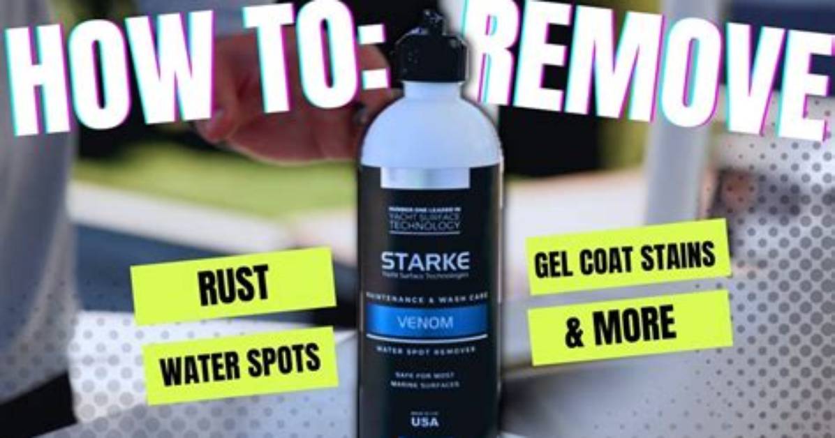 How to Remove Rust or Water Marks on Cotton T