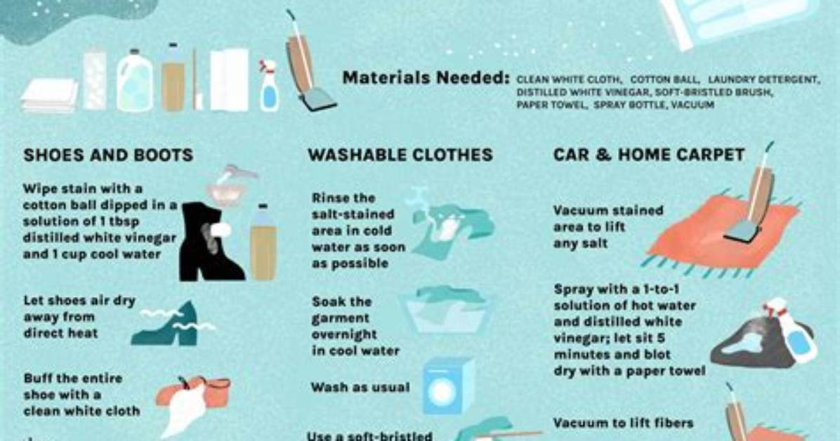 How to Remove Salt Stains