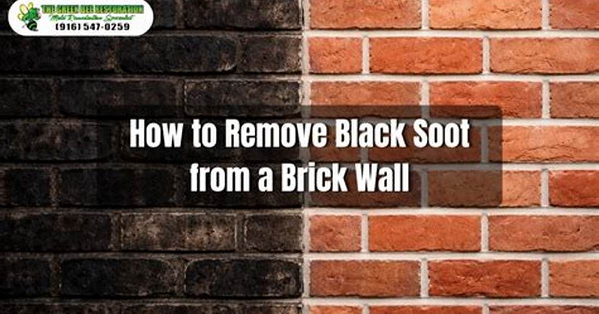 How to Remove Soot from a Brick