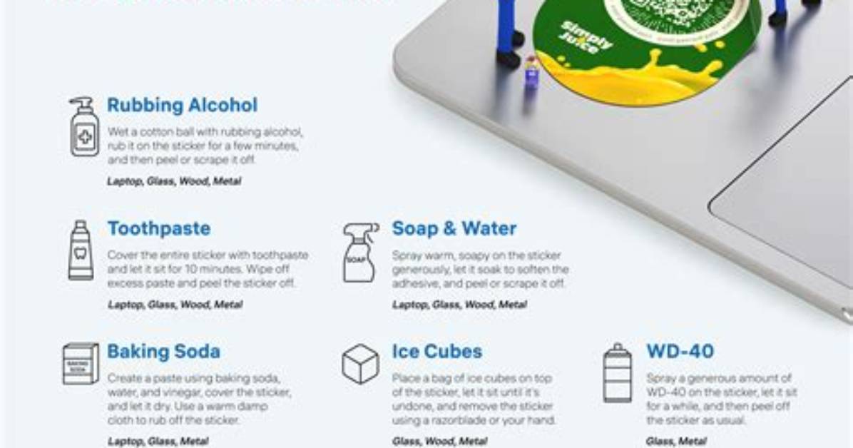 How to Remove Stickers From