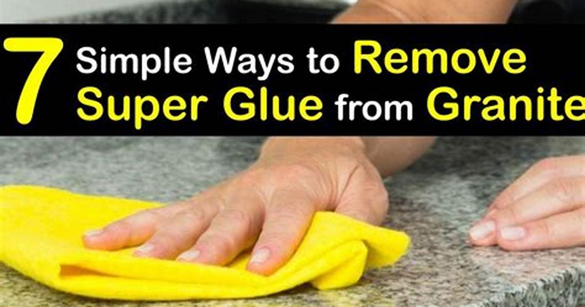How to Remove Super Glue from Marble
