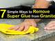 How to Remove Super Glue from Marble Counters