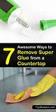 How to Remove Superglue from Countertops