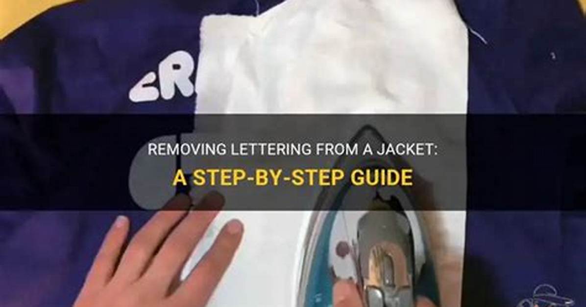 How to Remove the Lettering from a Pvc