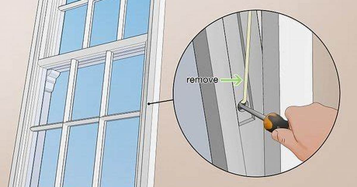 How to Remove the Sash on Metal Windows