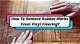 How to Remove Used Rubber Flooring