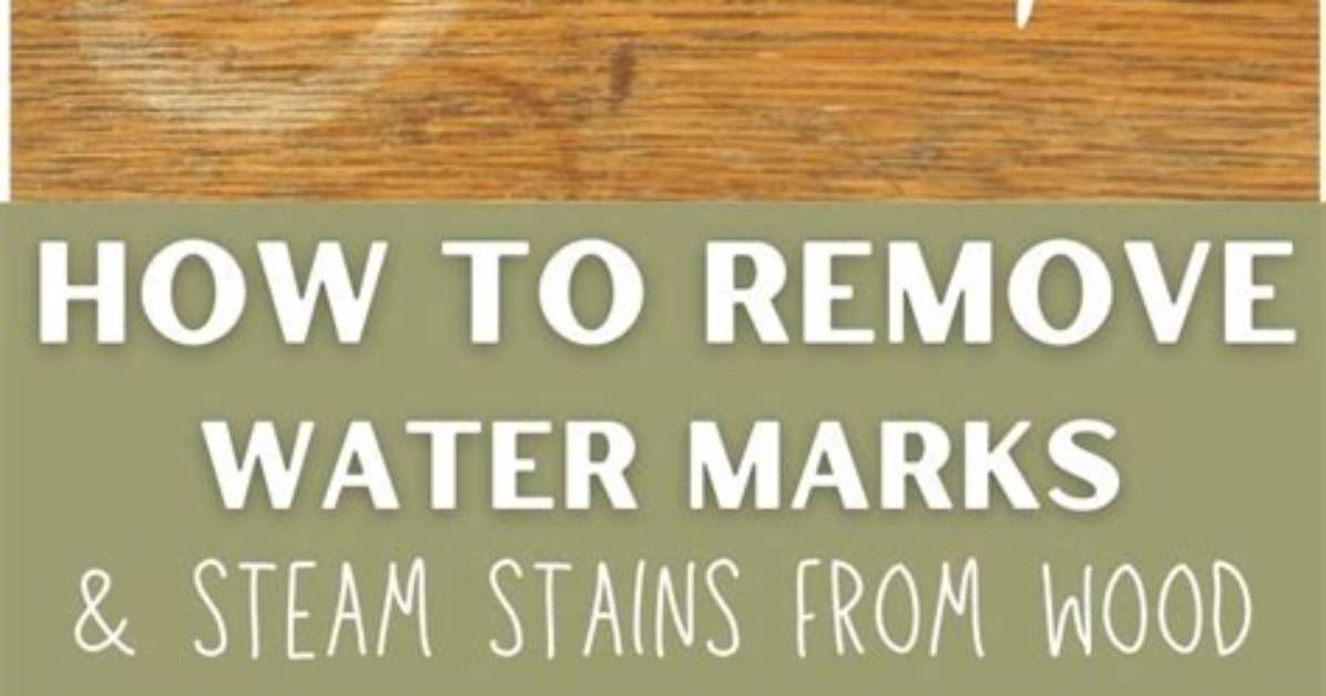 How to Remove Water Stains from a Polyester Cotton