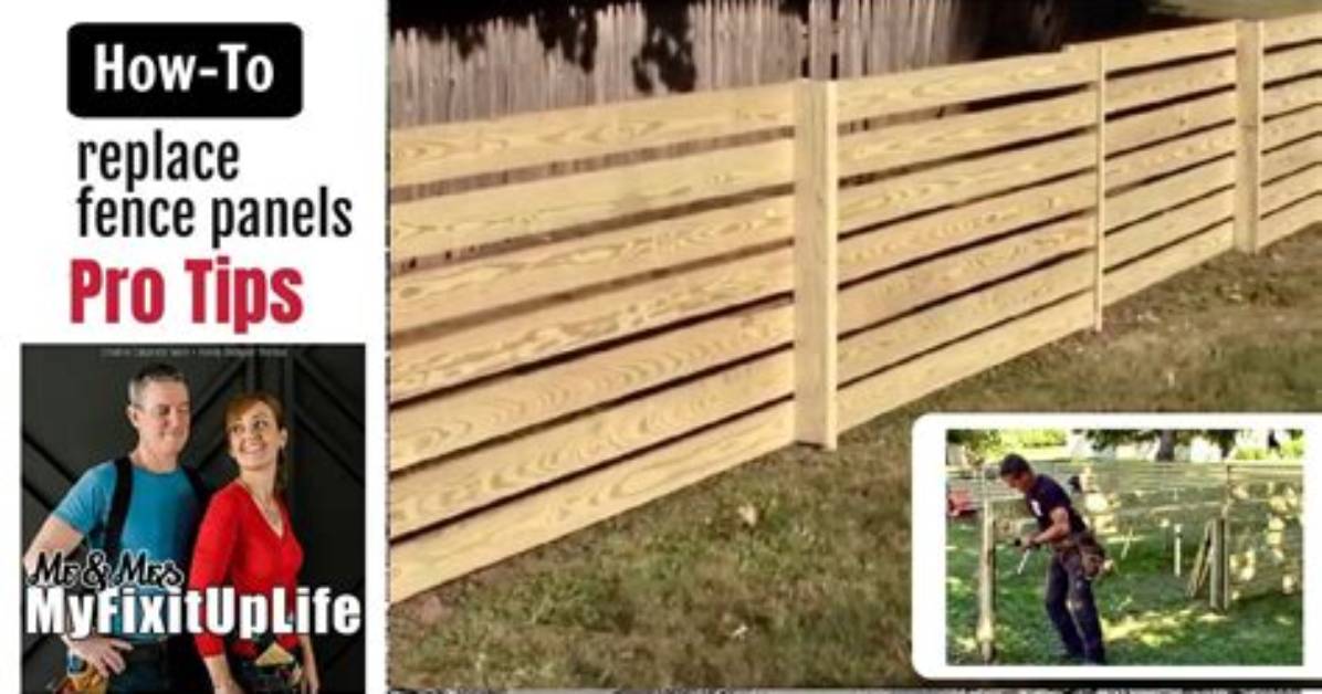How to Remove Wood Fence Panels