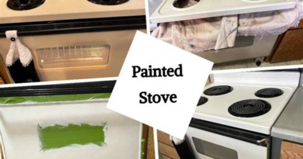 How to Repaint Kitchen Stove