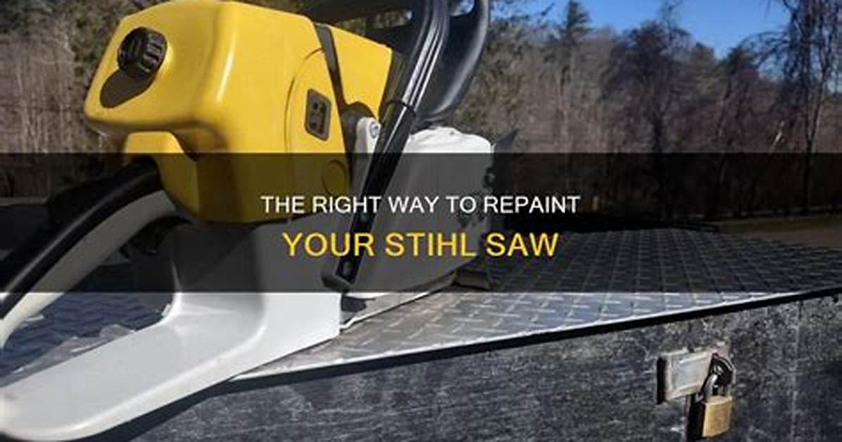 How to Repaint Stihl
