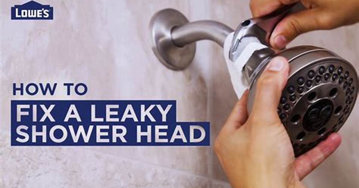 How to Repair a Leaky Shower