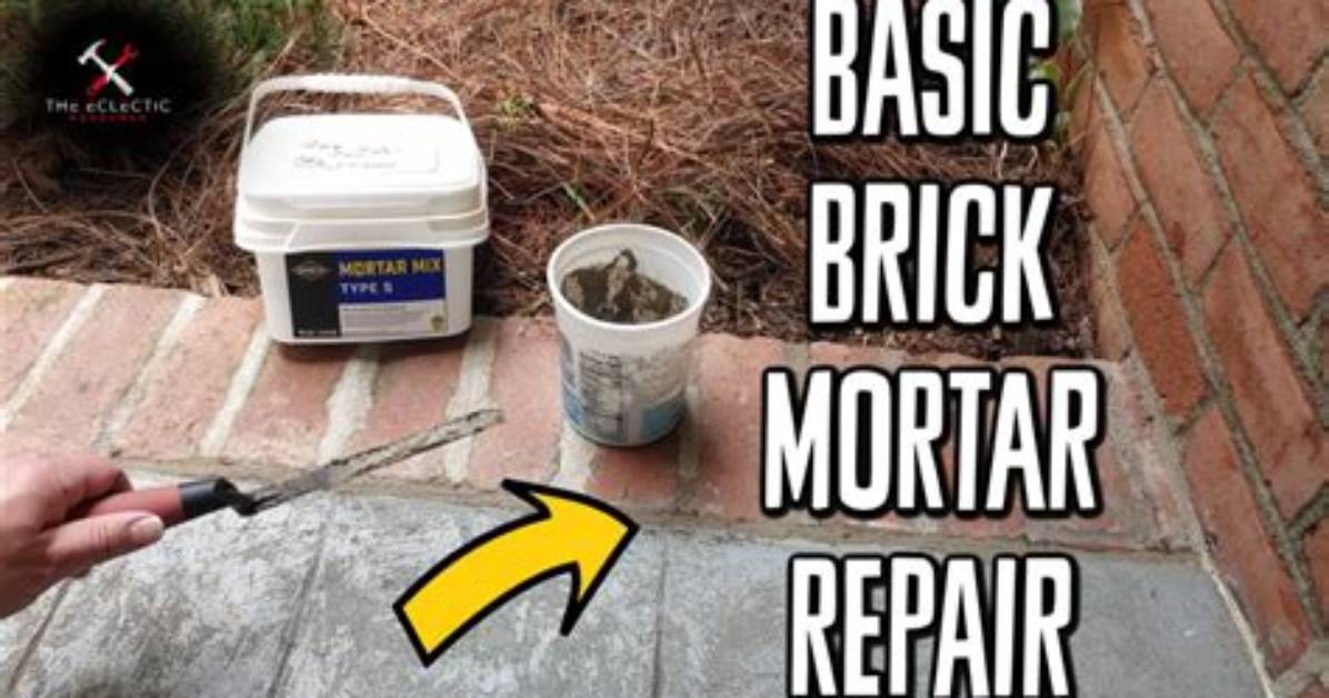 How to Repair a Mortar Brick