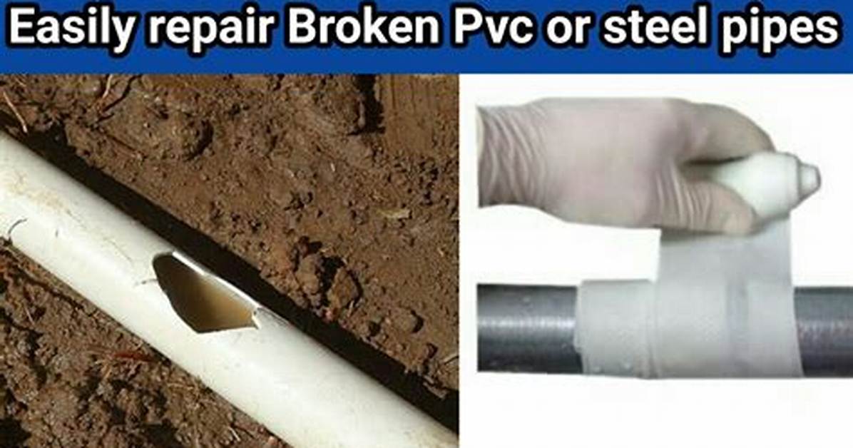 How to Repair a Pvc Pipe in the Ground
