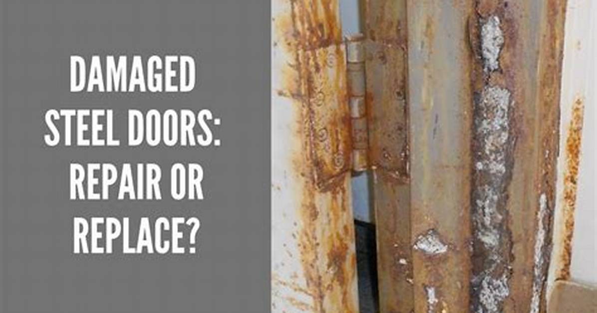 How to Repair a Steel Door