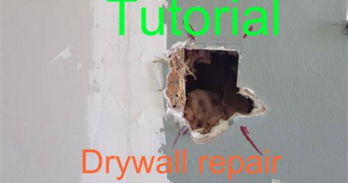 How to Repair Drywall After Electrical
