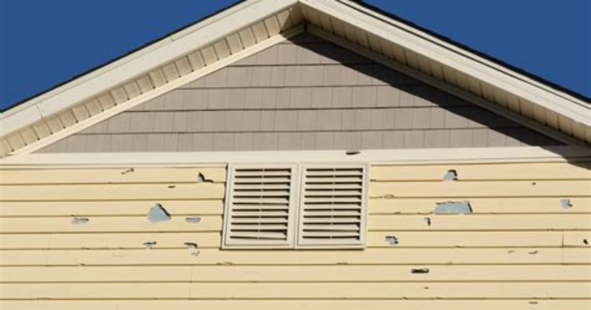 How to Repair Hail Damage on Siding