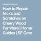 How to Repair Nicks & Scratches on Cherry Wood Furniture