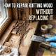 How to Repair Rotten Wood Without Removal