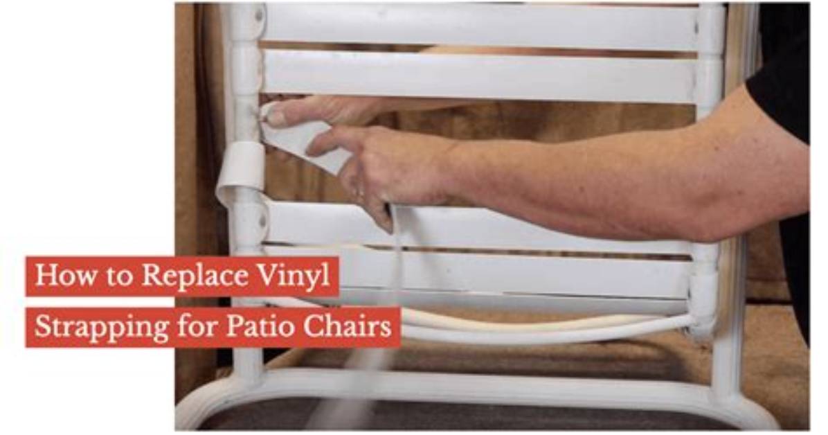 How to Repair the Vinyl Strapping on a Lawn