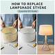 How to Replace a Lampshade