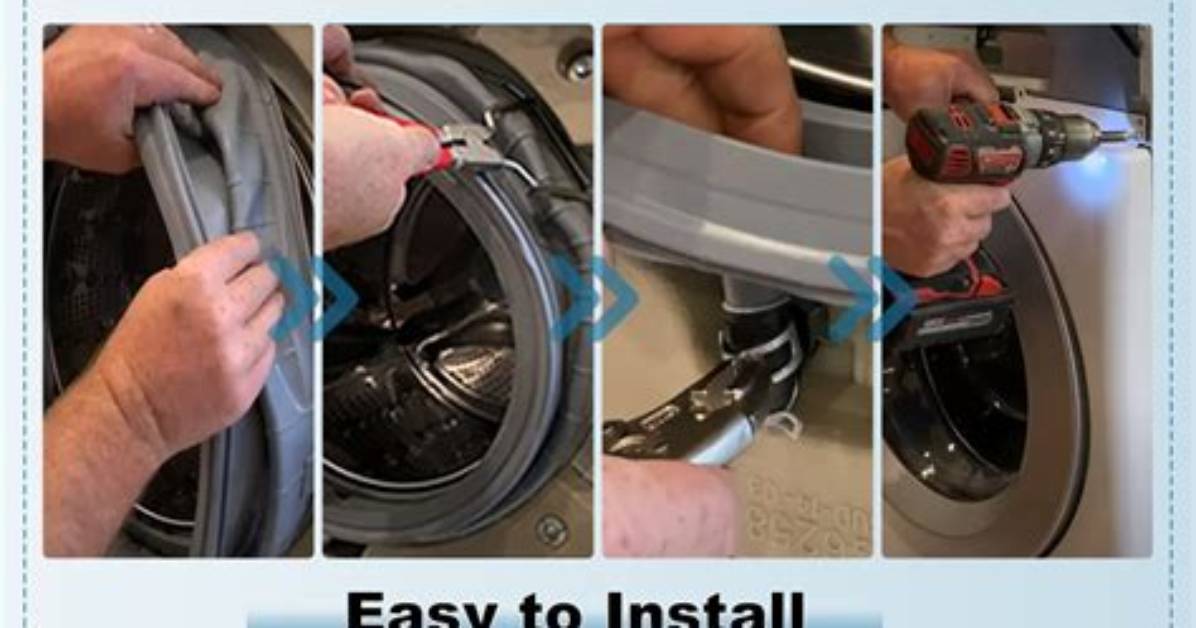 How to Replace Door Boot Seal on Front Load Washing