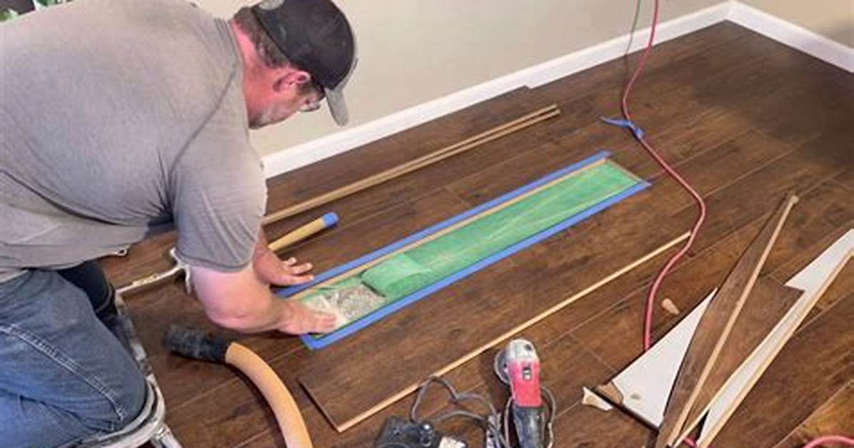 How to Replace the Floor in the Cabinet Under the Kitchen