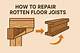 How to Replace the Rotted Floor Joist of a Garden Shed
