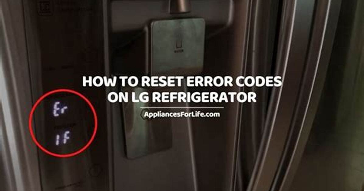 How to Reset Error Codes in an Lg Washer