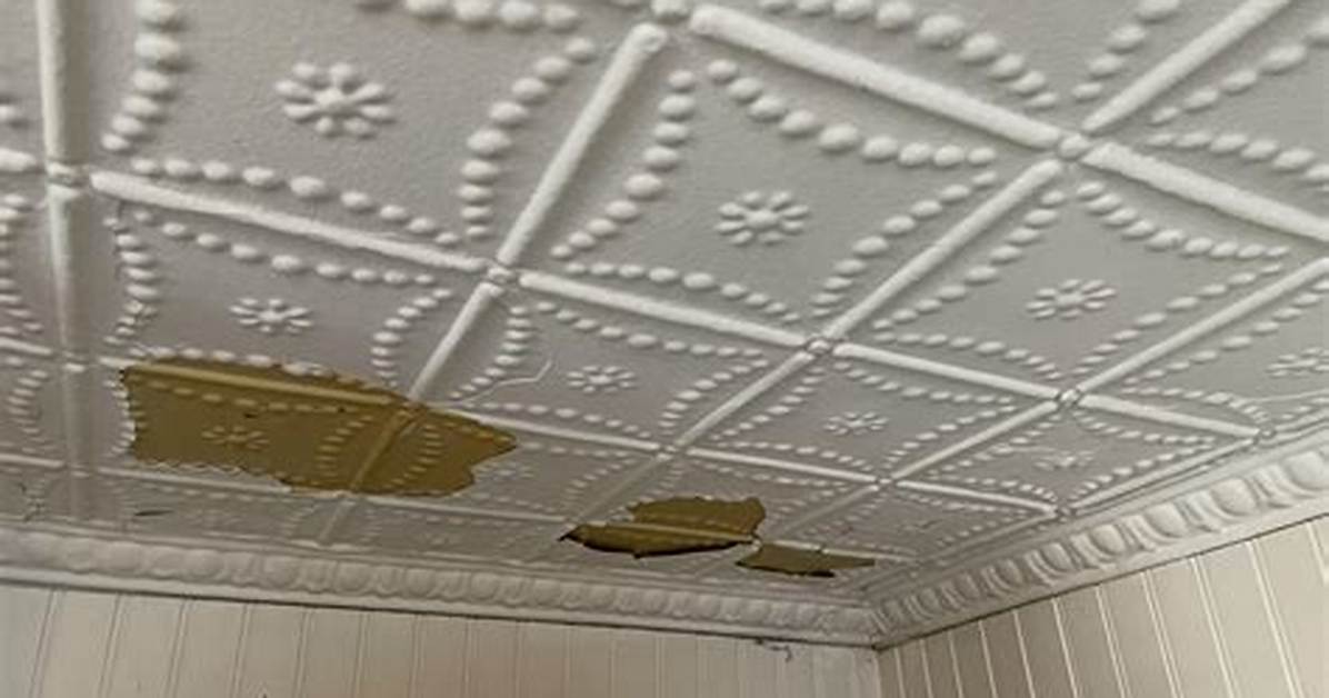 How to Restore Antique Ceiling Tin