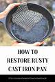 How to Restore Cast Iron Stove Finish